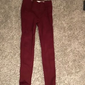 Burgundy Jeans
